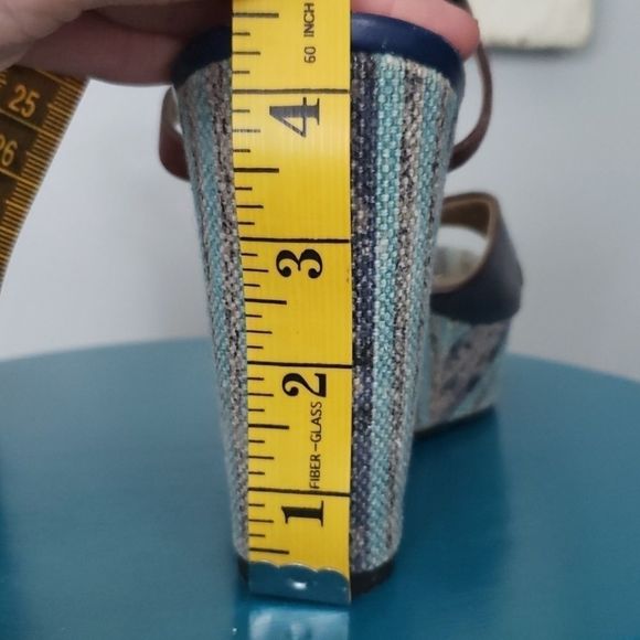 𝅺NATURALIZER N5 comfort sandal blue brown 8.5 - Picture 10 of 10